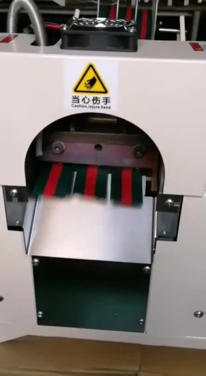 Máquina de corte de correa de cinta de máquina de tiras calientes de punzonado en caliente para computadora